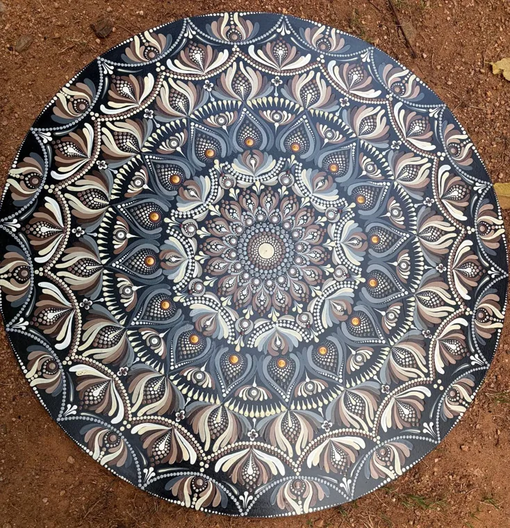 Monochrome Grand Mandala