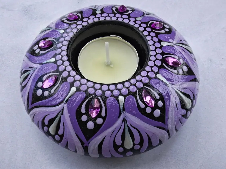 Lavender Tea-light Holder
