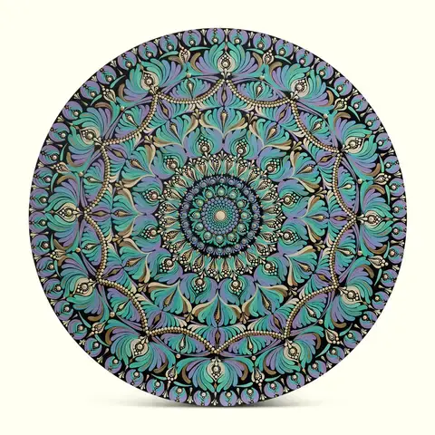 Teal Petal Mandala