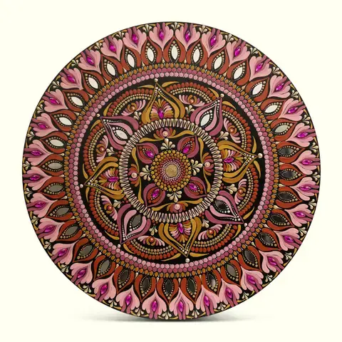 Rose and Terracotta Mandala