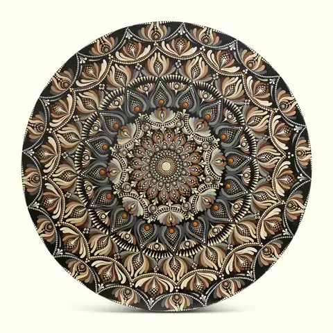 Sand and Bronze Mandala