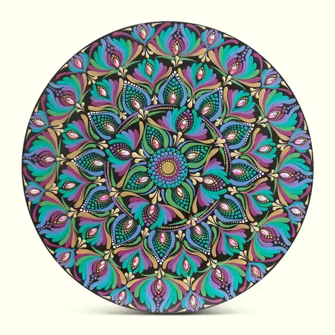 Emerald Fan Mandala