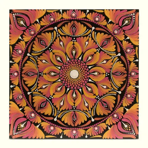 Sunset Square Mandala