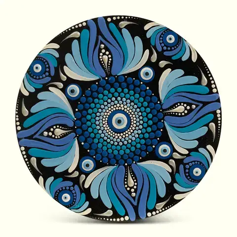 Indigo Wave Mandala