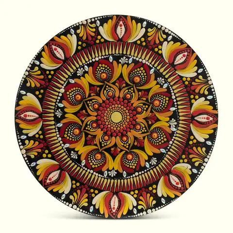 Amber Flame Mandala