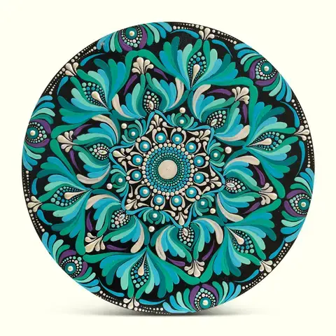 Aqua Bloom Mandala