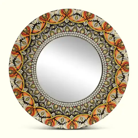 Saffron Frame Mirror