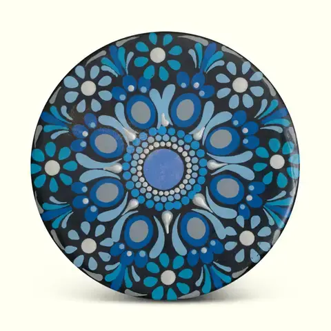 Cobalt Daisy Dome