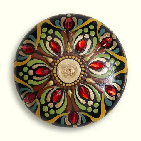 Red Accent Dome