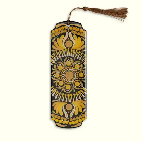 Gold Fan Bookmark